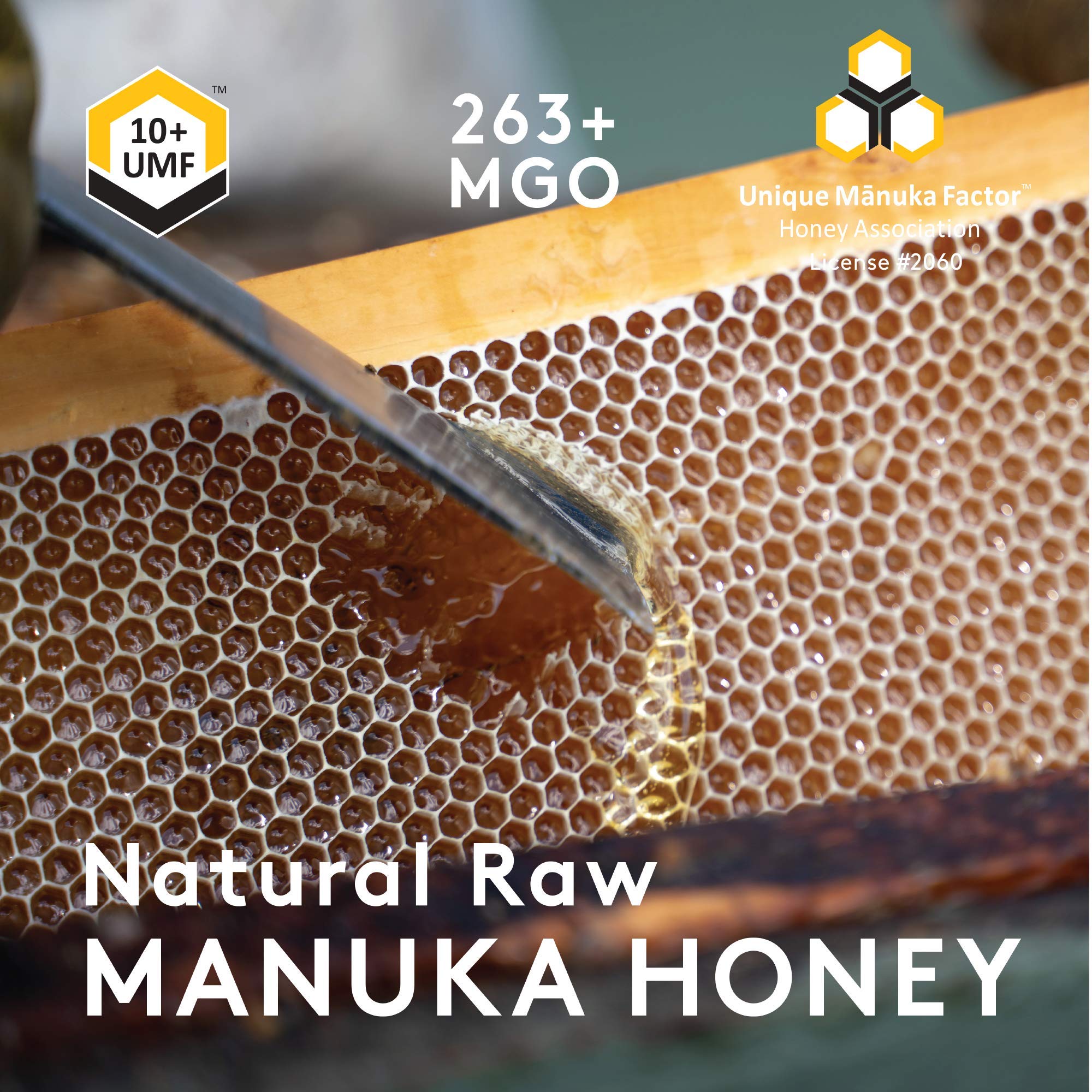 New Zealand Honey Co. Raw Manuka Honey UMF 10+ MGO 263+, UMF