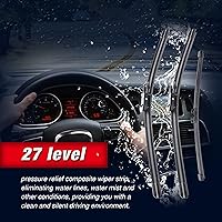 Vista 134 de 28"+20" Limpiaparabrisas frontales para Toyota Sienna 2020 2019 2018 2017 2016 2015 2014 2013 2012 2011 2010 (Juego de 2) Adaptador de gancho J/U