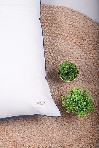 Miniatura 3 de Trade Star Funda de cojín de primavera 100% algodón, hecha a mano india, funda de cojín decorativa, funda de almohada lumbar, fundas de almohada