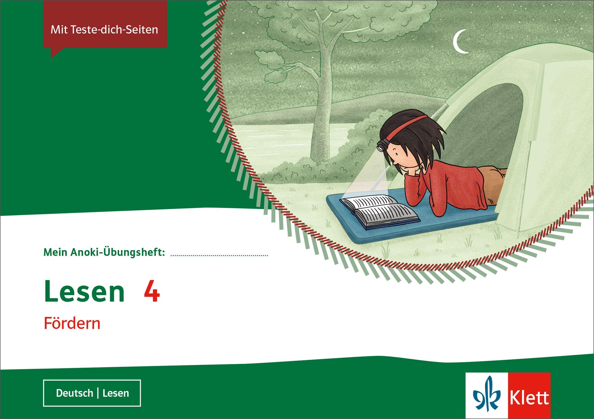 Lesen 4. Fördern: Übungsheft Klasse 4 (Mein Anoki-Übungsheft)