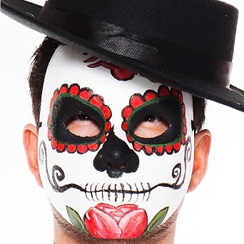 Music Legs Mens Day Of The Dead Mask