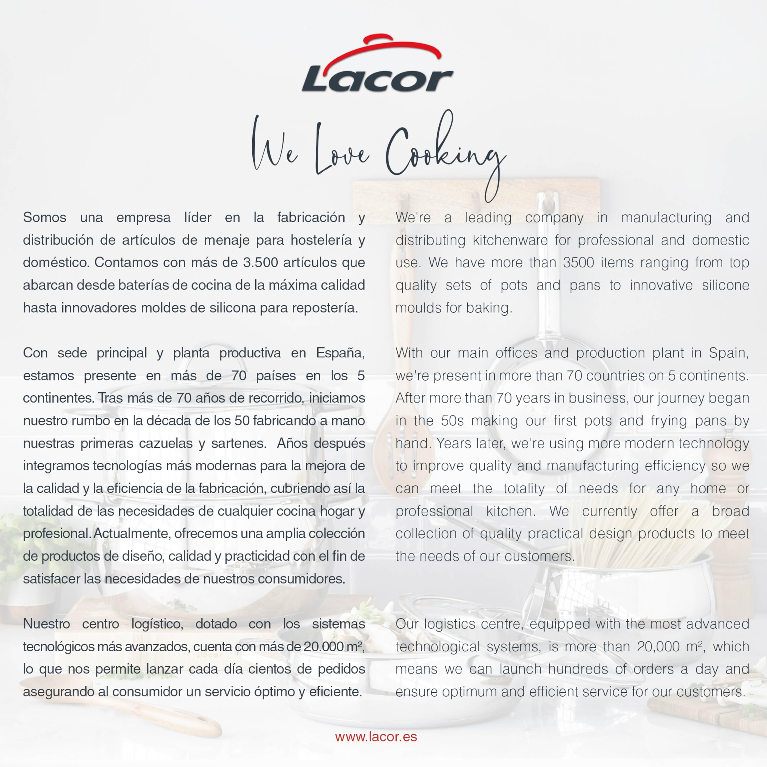 Lacor - 69329 - Microonde Tempo, Acciaio Inox 18/10, Riscaldamento Omogeneo, 1550 W, Uso Professionale, Cavità Interna in Acciaio Inox, Adatto per Piatti Grandi, 51x43x31 cm.