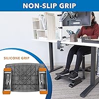 Vista 6 de Mount-It! Under Desk Footrest, Adjustable Foot Rest Under Desk with 3 Tilt Positions, Large Non Slip Office Foot Rest with Massaging Surface