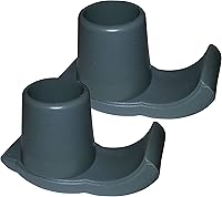 Vista 1 de Drive Medical RTL100017 Walker Wheel Ski Glides, gris