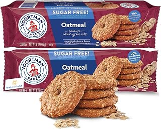 Oatmeal Cookies | Shortbread Cookies | Fudge Brownie Chocolate Chip| Coconut | Windmill| Voortman Oatmeal Raisin cookies | Simple Mills is Vegan & Keto Friendly Snack Cookies Variety Pack Bundled with BETRULIGHT Fridge Magnet- 8 oz each – Pack of 2 (Sugar Free Oatmeal Cookies)