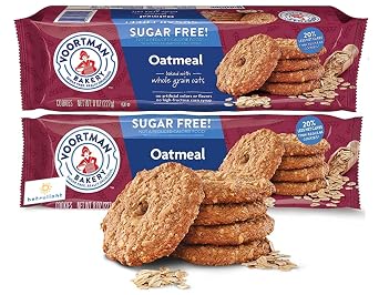 Oatmeal Cookies | Shortbread Cookies | Fudge Brownie Chocolate Chip| Coconut | Windmill| Voortman Oatmeal Raisin cookies | Simple Mills is Vegan & Keto Friendly Snack Cookies Variety Pack Bundled with BETRULIGHT Fridge Magnet- 8 oz each Pack of 2 Sugar Free Oatmeal Cookies