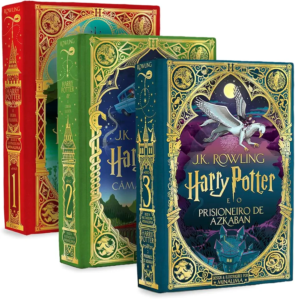 Coleção Harry Potter - Edições MinaLima (3 livros)