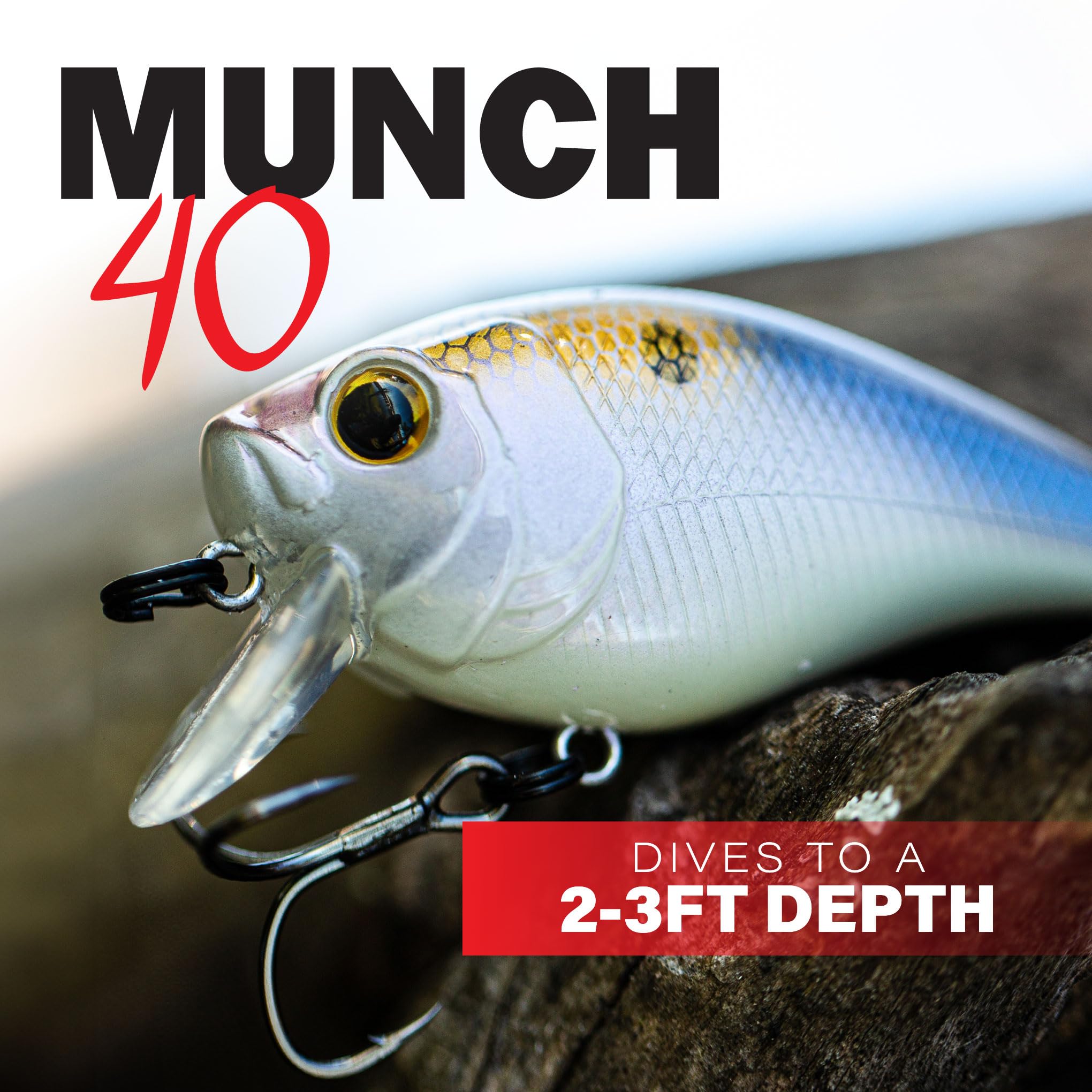 6th Sense Fishing Munch 40 (Shad Scales)