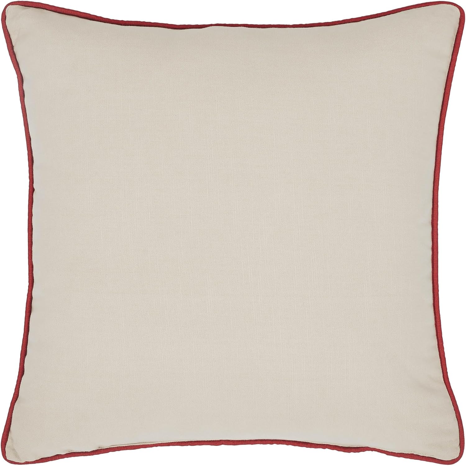 VHC Brands Patriotic 4th of July Pillow 18x18, Independence Day Decor, 4th of July Celebration, Embroidered Cotton Pillow, Perfect for Bedroom, Entry, Living Room, Square Shape, Americana, Natural