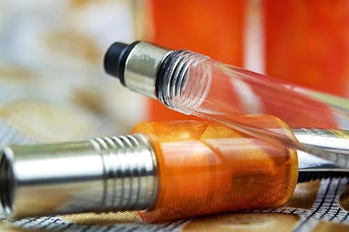 Miniatura 6 de Pluma estilográfica Conklin All American en naranja Sunburst  Punta ancha, diseño vibrante y artesanía superior  Regalo ideal para profesionales y