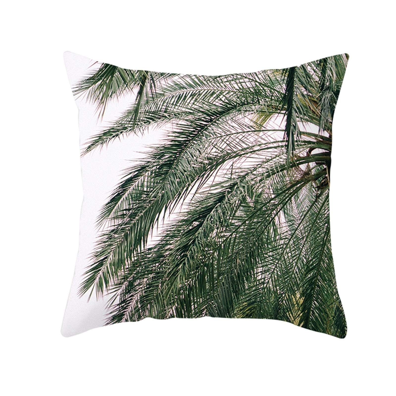 Epinki Zierkissenbezug Set 4 Stück – 45x45 Cm, Polyester, Keep Calm Enjoy Summer Design