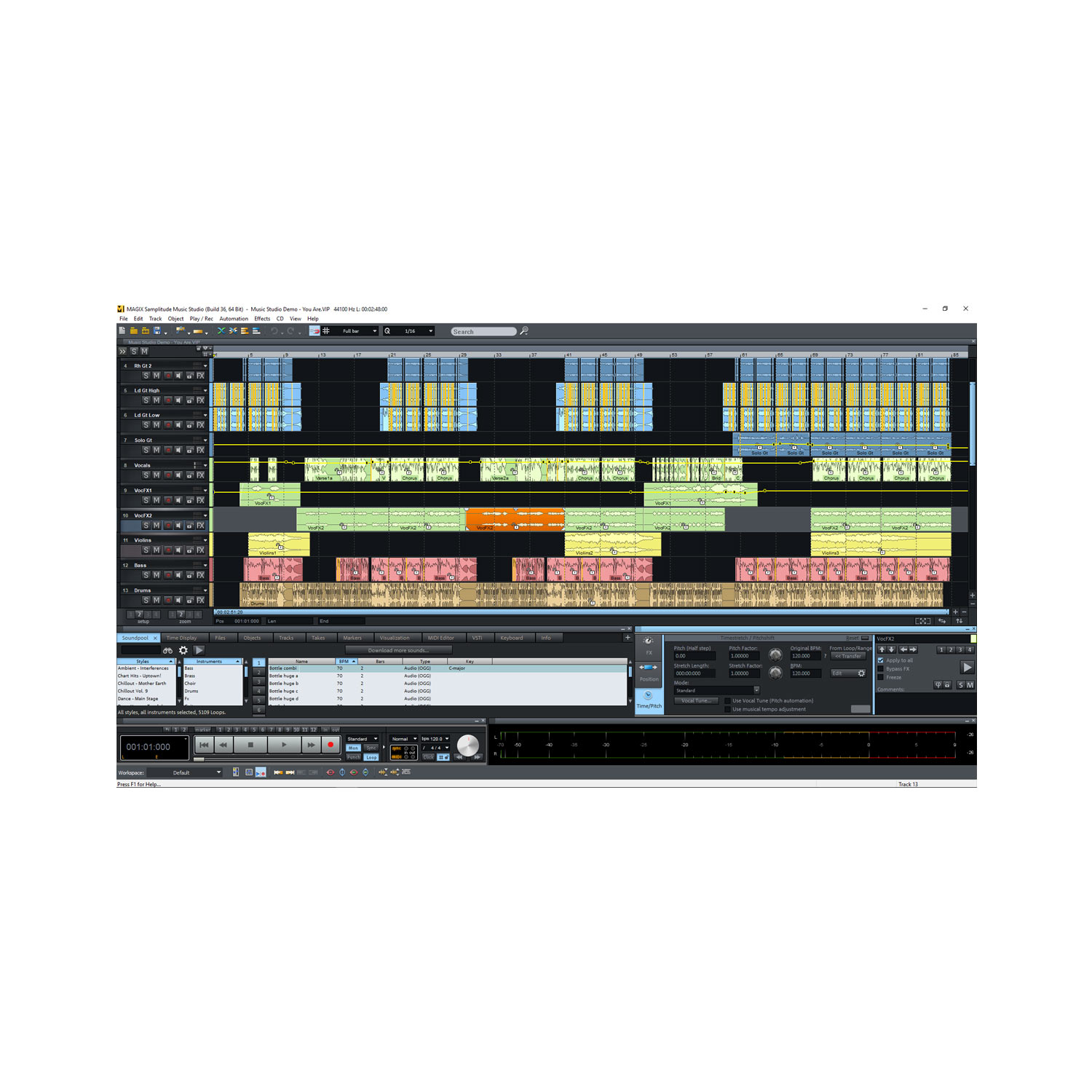 MAGIX Samplitude Music Studio – Version 2019 – das komplette Studio zum Komponieren, Aufnehmen, Mixen und Mastern. [Download]