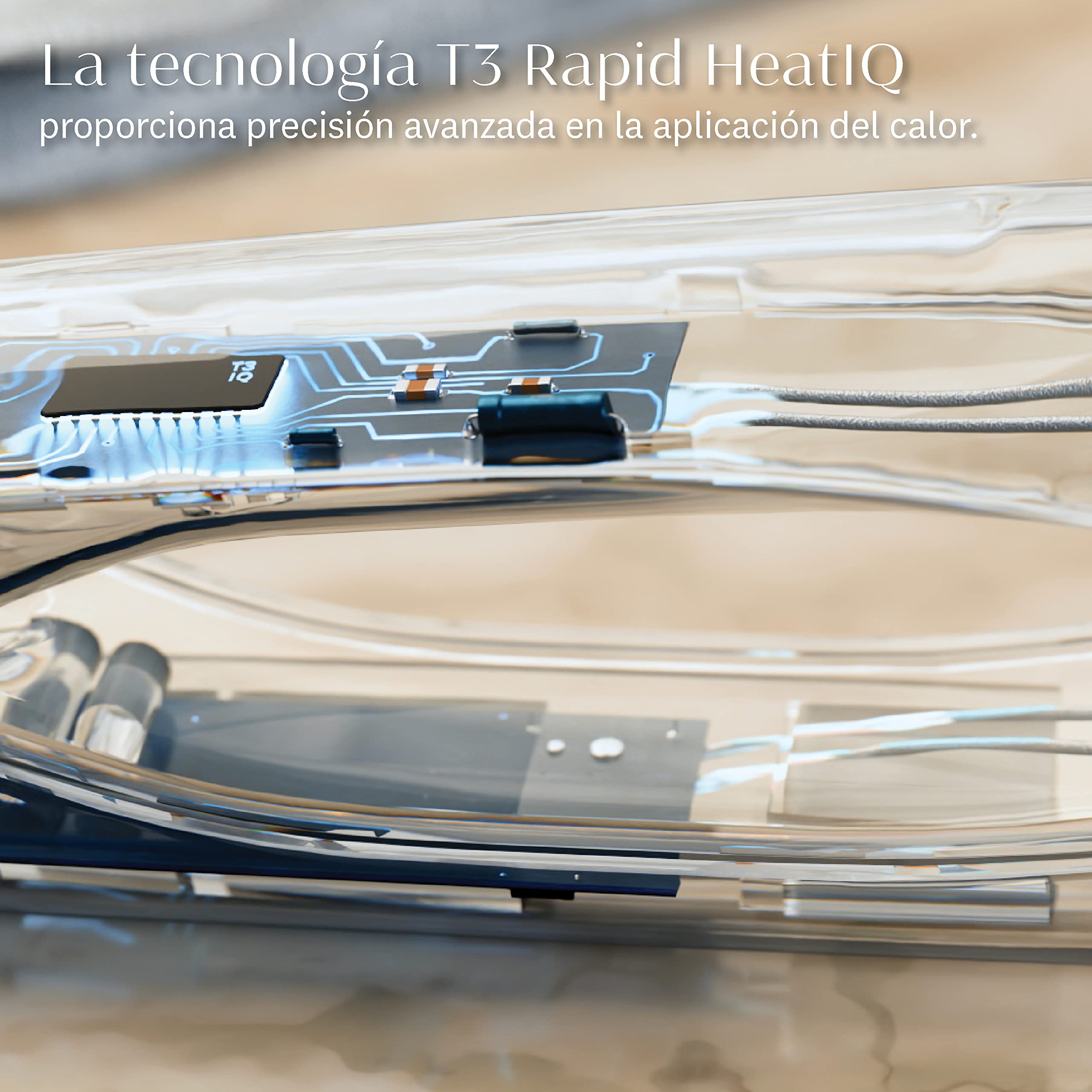 T3 Lucea Plancha de peinado y alisado profesional, 25 mm, con 9 ajustes de calor personalizables para pelo recto, estilo de peinado liso o para ondas o rizos y para todo tipo de cabello