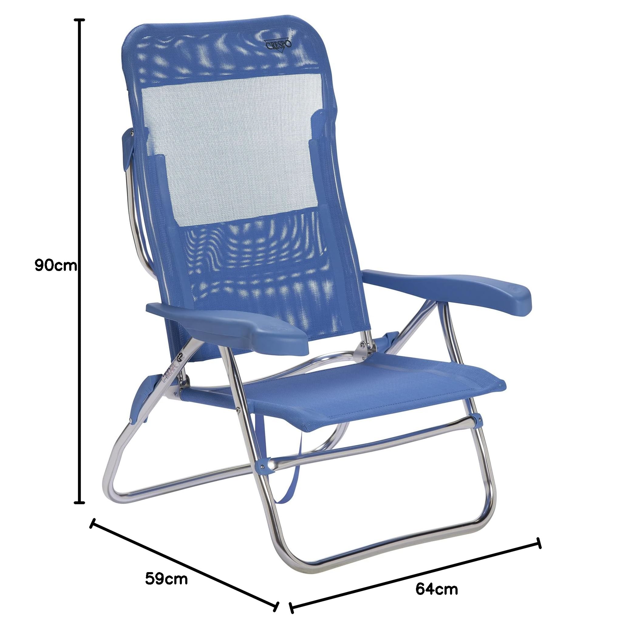 Crespo - Silla de Playa - AL/223 - Azul