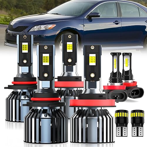 For 2007-2014 Toyota Camry light Bulbs, 9005 High Beam H11