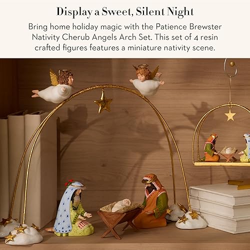 Vista 8 de MACKENZIE-CHILDS Patience Brewster - Figura de Belén de Navidad, decoración del hogar, Frank the Camel