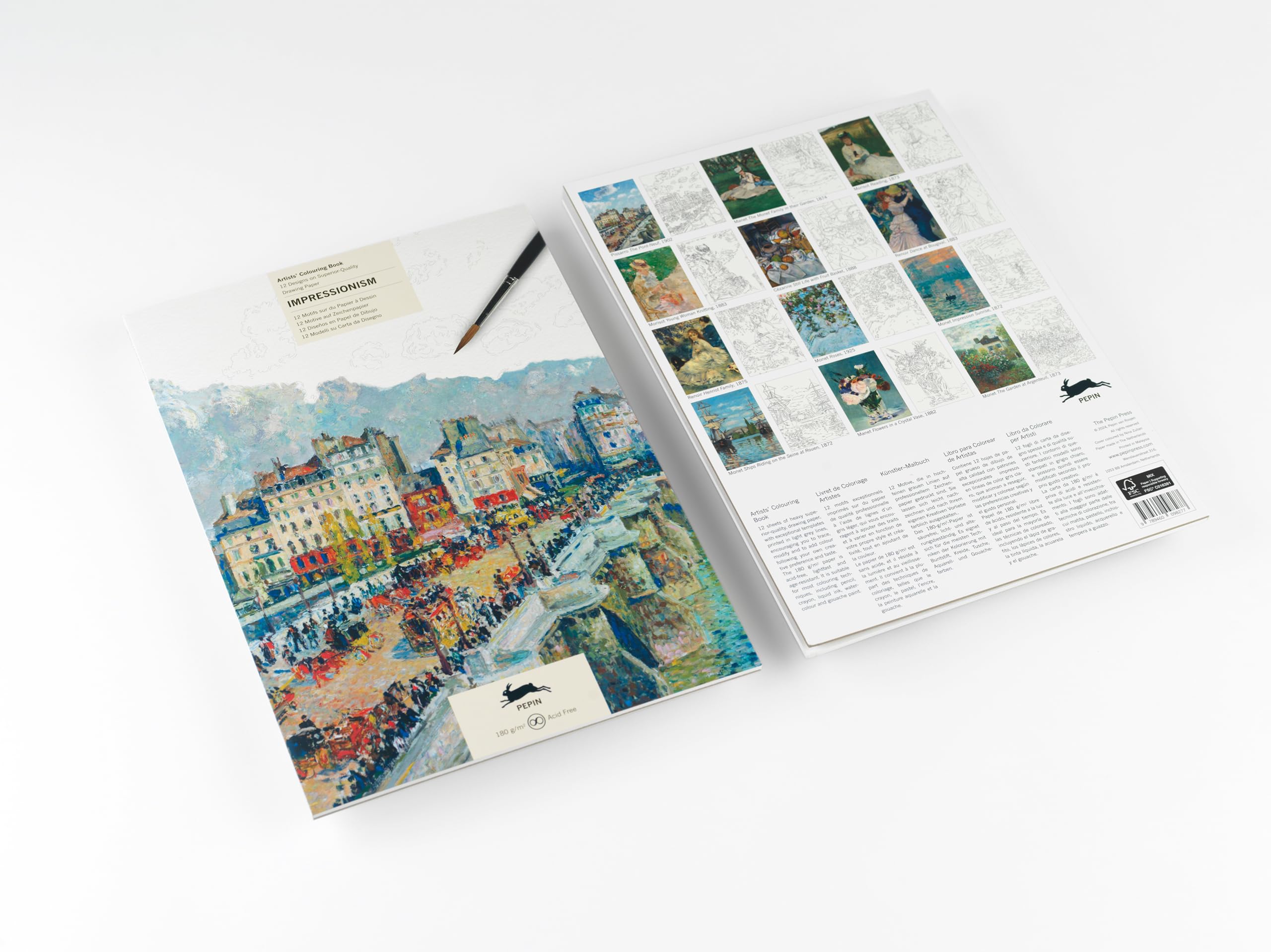 Impressionism: Artists' Colouring Book