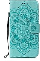 Vista 26 de LEECOCO for Samsung A6 2018 Case Mandala Embossing Luxury PU Leather Flip Notebook Wallet Bookstyle Magnetic Stand Card Slot Folio Bumper Protection