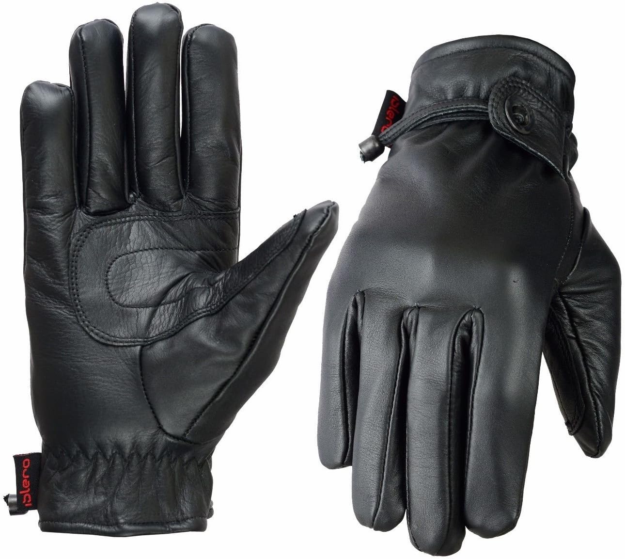 IsleroPremium Leather Casual Formal Gloves Motorbike Motorcycle Driving Riding Fashion All Weather Winter Men Dress Retro Gloves