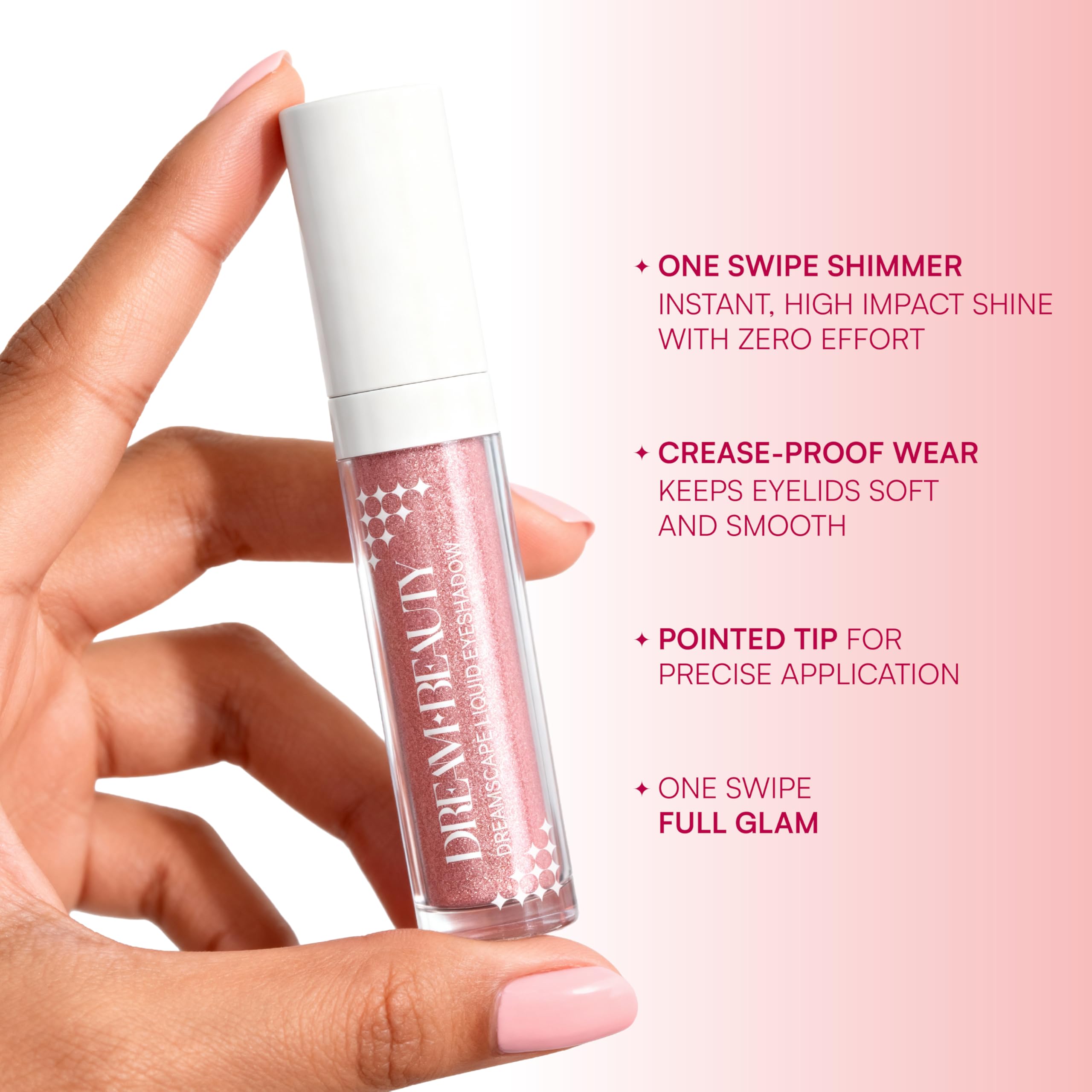 Dream Beauty Dreamscape Liquid Eyeshadow | Long-Wear Metallic Shimmer Eye Makeup | Lightweight, Blendable, Quick Dry Formula | Smudge-Proof & Non-Transfer | 10gm | (CORAL CONSTELLATION) 3