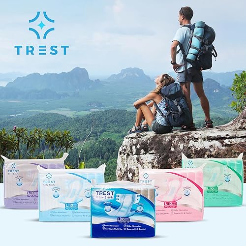 Miniatura 6 de TREST Elite - Calzoncillos para hombres y mujeres, pañales nocturnos para incontinencia, absorción de élite, cómodos, neutralizantes de olores y
