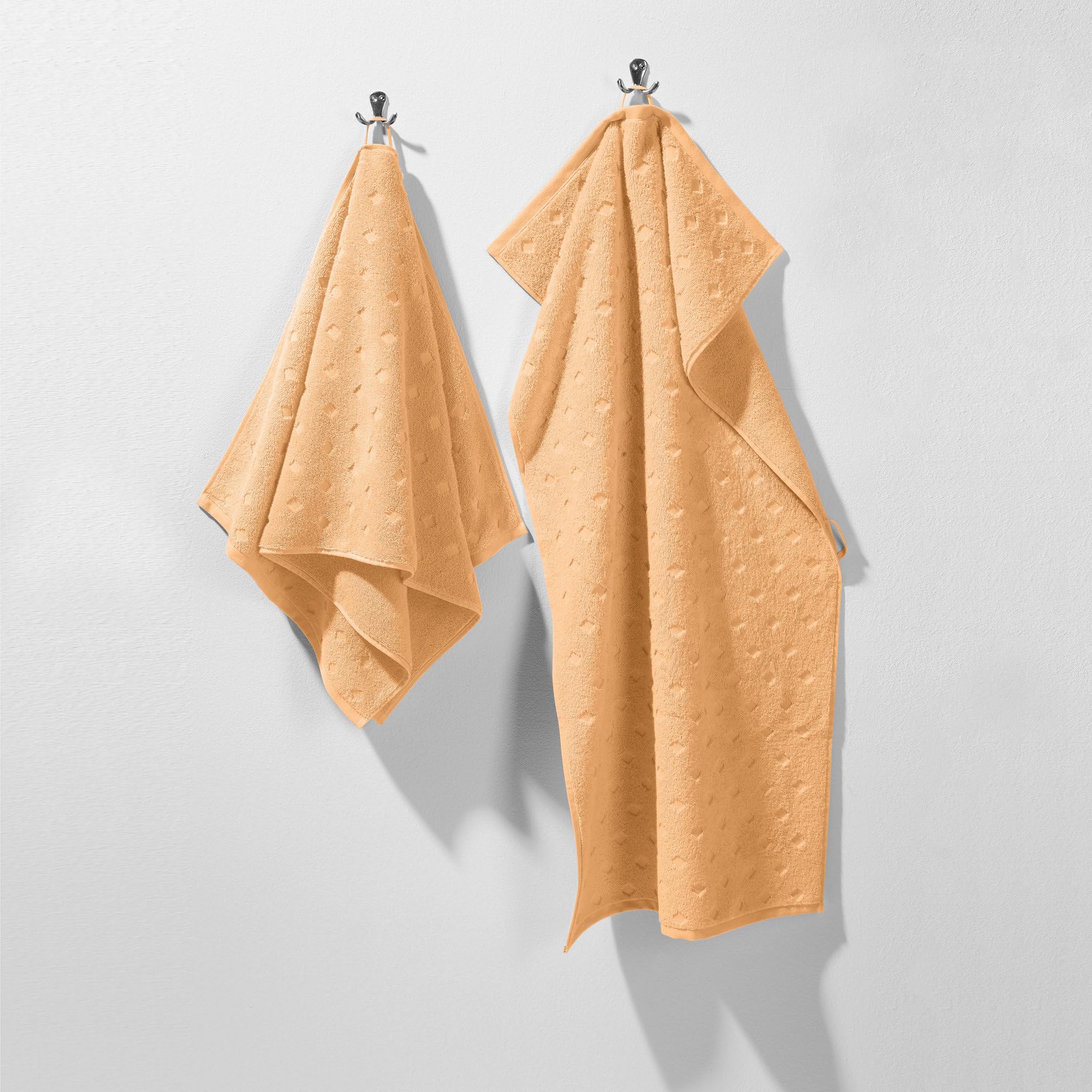 Handtuch-Set 4er-Pack Von Erwin Müller – Saugstark & Schnell Trocknend In Bordeaux, Orange, Grau