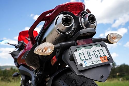 Miniatura 2 de Cruiser Accessories 77050 MC Neo marco para placa de vehículo color negro.