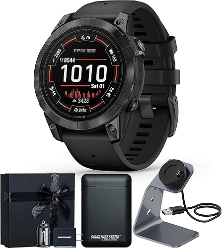 Miniatura 26 de Garmin epix Gen 2 Pro Sapphire Edition, 1.850 in, titanio DLC gris carbón Pantalla AMOLED, reloj inteligente de alto rendimiento, tecnología