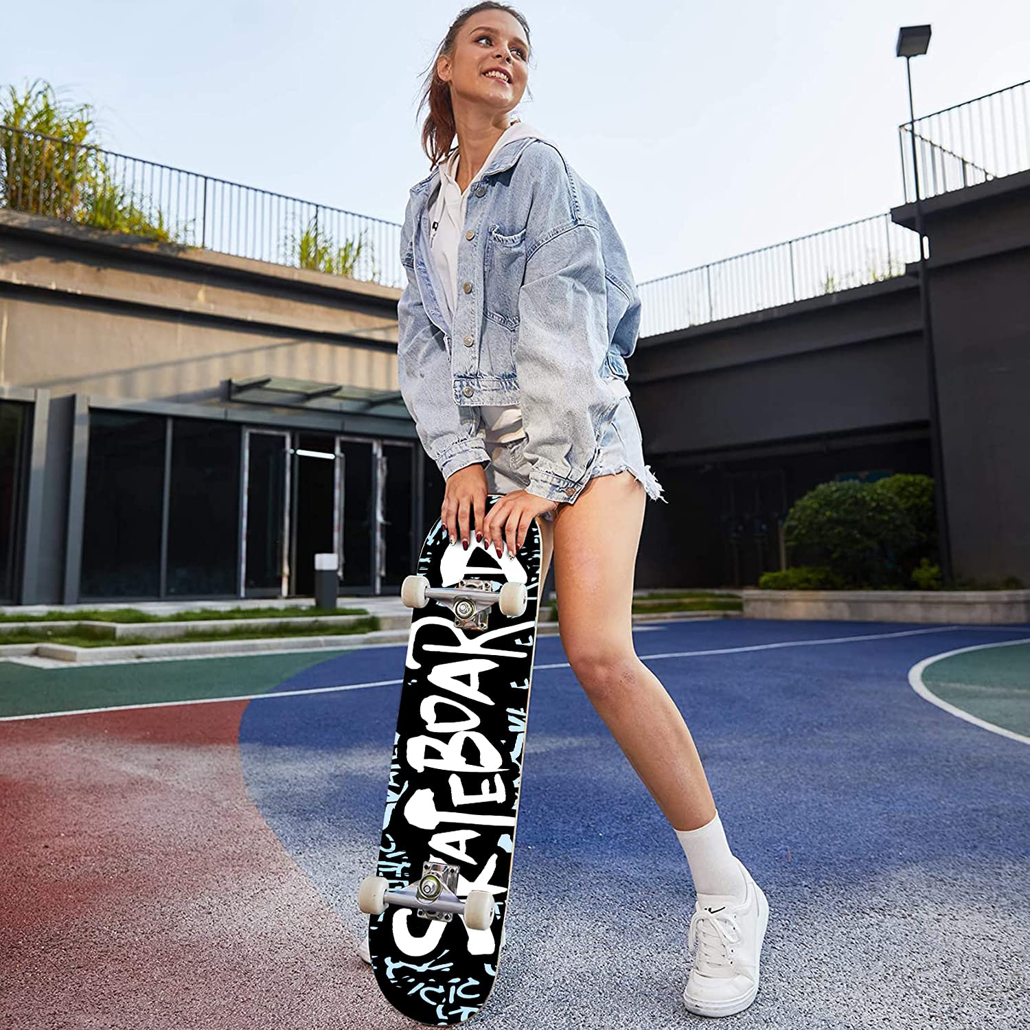 WeSkate Unisex Kids Teens Adults 3108-1 Skateboard