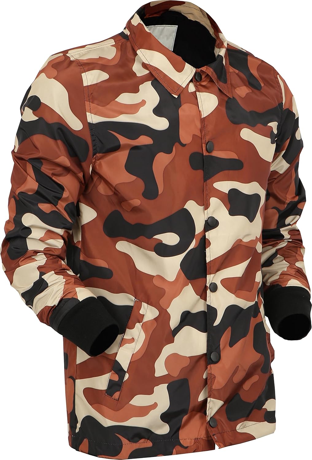 Hat and Beyond Casual Coaches Jacket Lightweight Active Unisex Windbreaker Coat