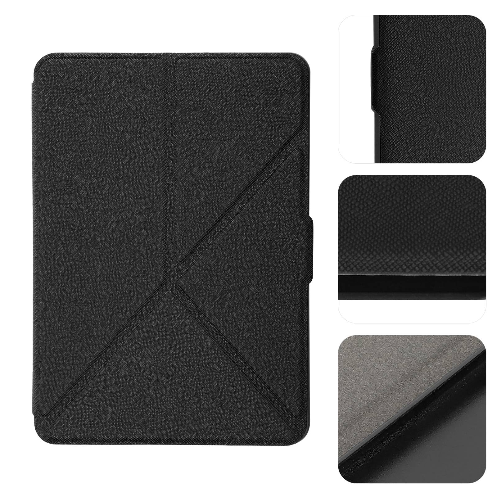 Protezione per E-book, Semplice Custodia per E-book Funzione di Risparmio Energetico Tipo di Frame Sleep/Wake Super Delicato per Guardare Film (BLACK)