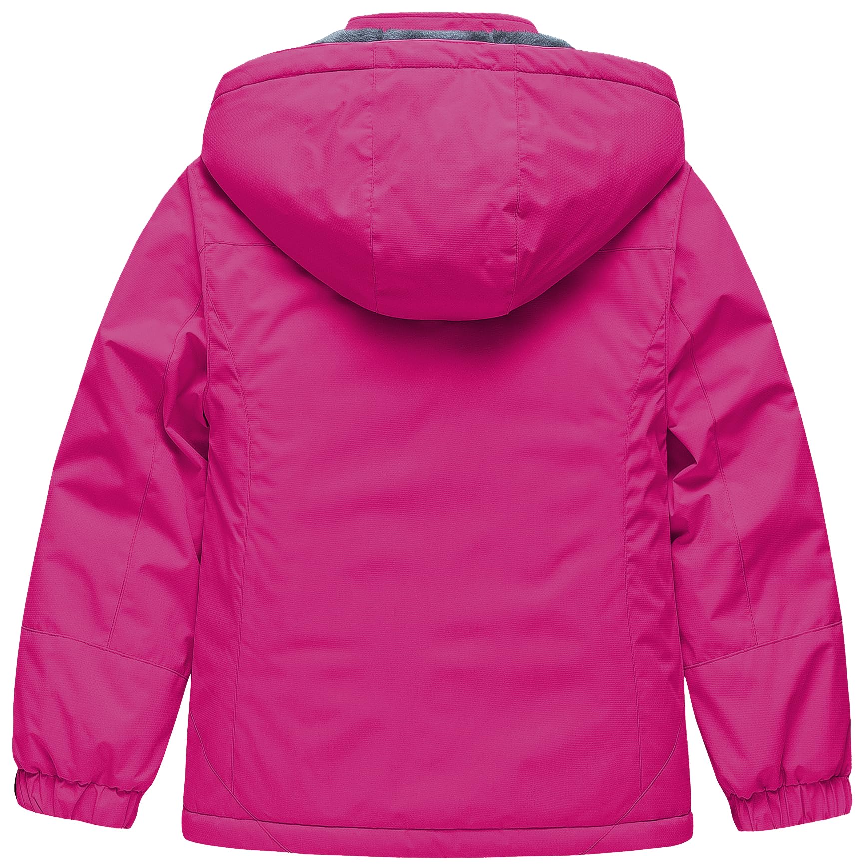 CREATMO US Chaqueta de esquí impermeable para niña, abrigo de nieve para invierno, resistente al viento, chaqueta de lluvia para snowboard