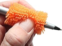 Vista 2 de Curious Minds Busy Bags Bulk 12 Squishy Soft Puffer Pencil Grip – Material escolar sensorial o premio