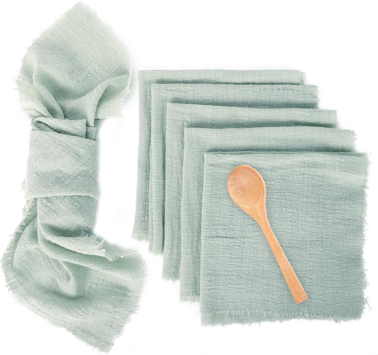 Table Cloth Napkins Set of 6, Fringe Cloth Napkin, Cloth Napkins 42 x