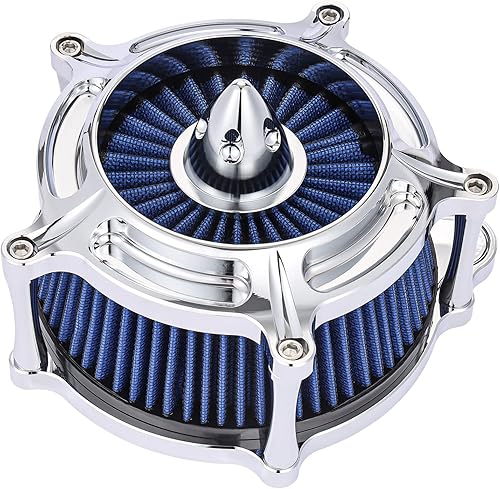 Filtro de aire para motocicleta Filtro de aire Kit de sistema de admisión para Dyna 1993-2017 Softail 1993-2015 Touring Road King Street Glide