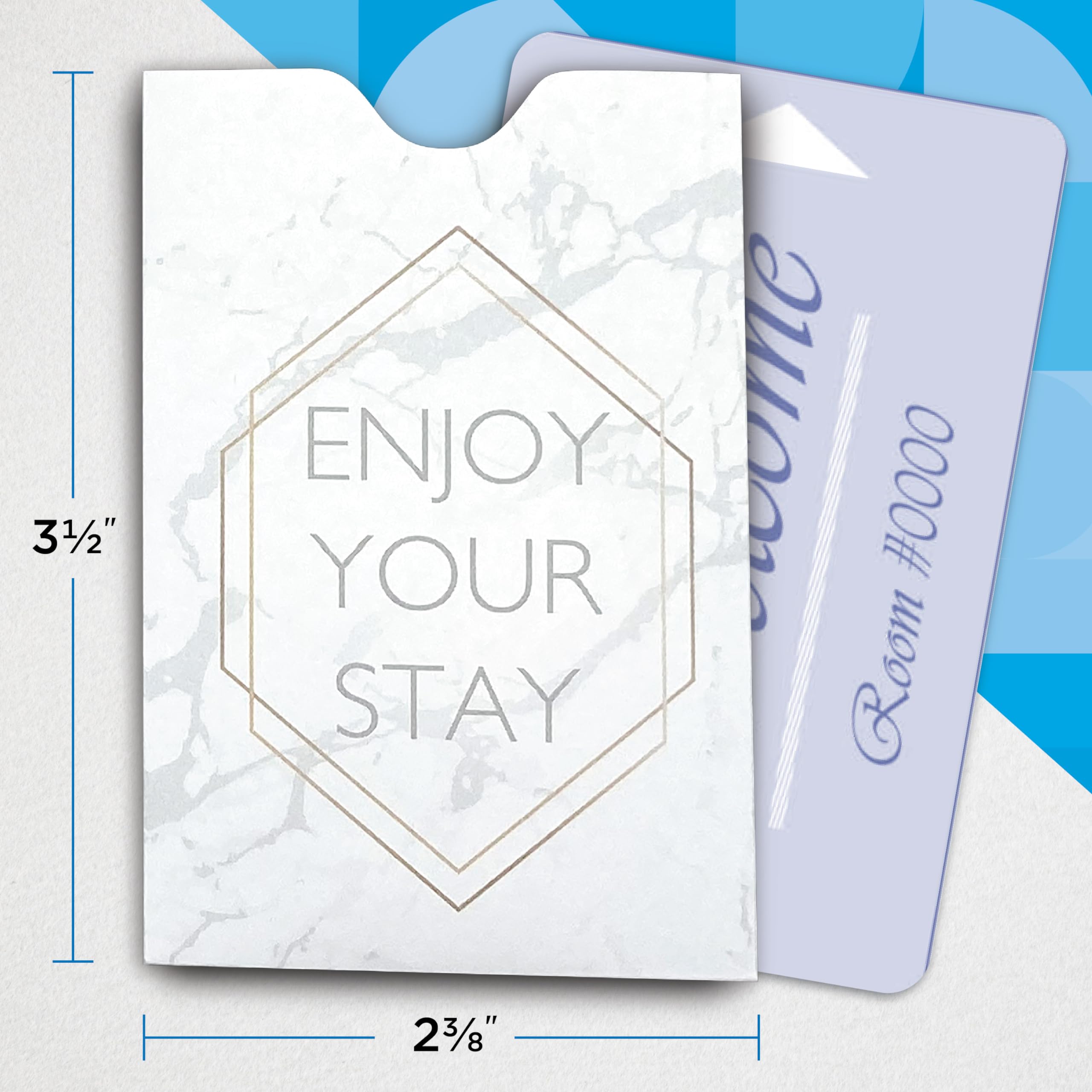Amazon.com : Guardian Key Card Holder Sleeves, Pack of 500 Small Envelopes  for Hotel Key Cards, Gift Cards, Credit Cards, and More, 2 ⅜ Inches x 3 ½  Inches, Marble : Office Products