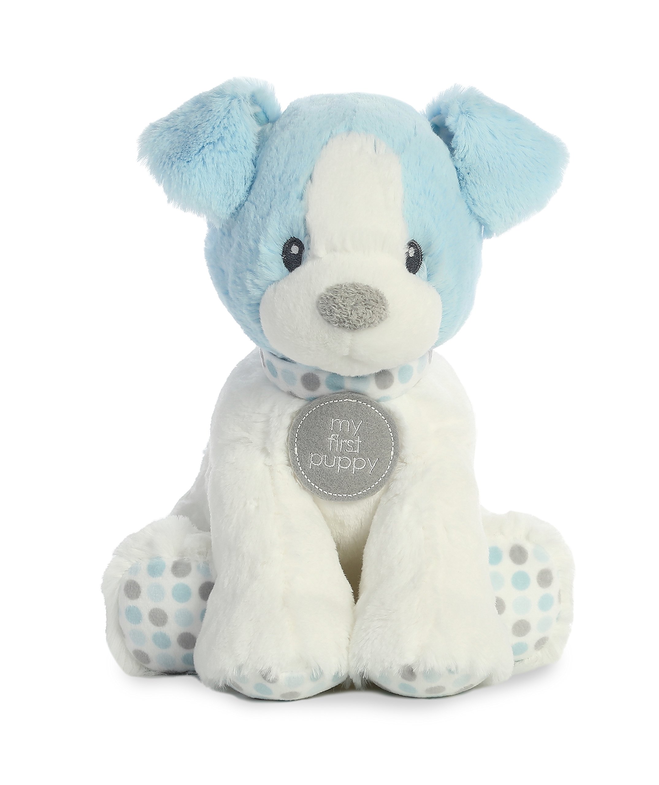 Aurora Ebba - My First Puppy (Ebba) - 10" First Puppy Polka Dot Blue - Small