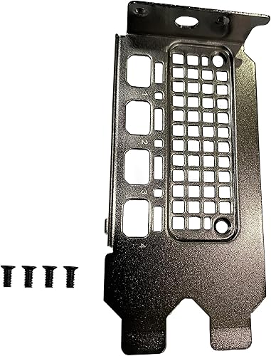 Miniatura 2 de BestParts Nuevo reemplazo de soporte corto de perfil bajo para gráficos de video Nvidia Quadro RTX A2000 con tornillos