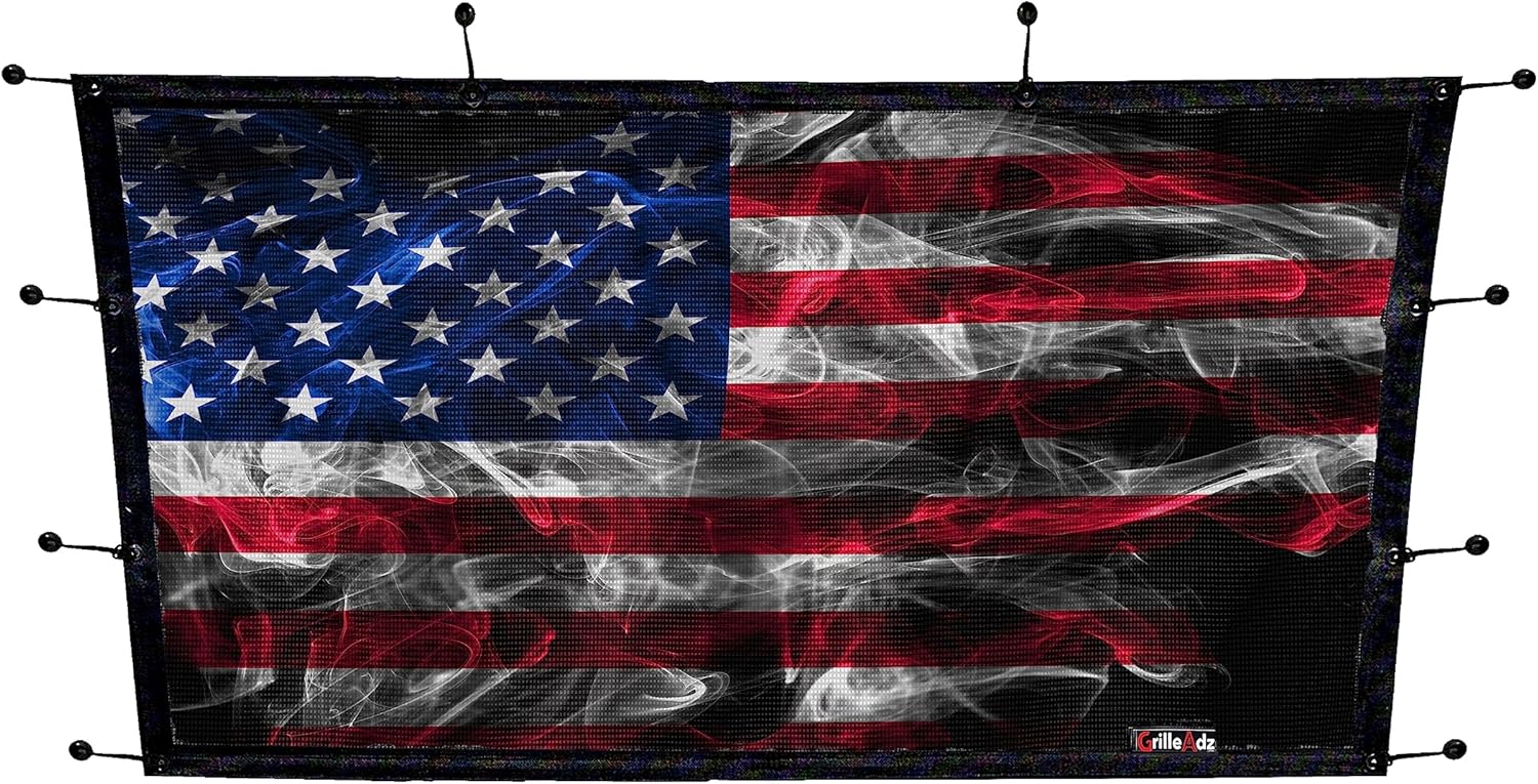 Fits Kawasaki Teryx 4 Smokey USA Rear Dust/UV Screen by GrilleAdz
