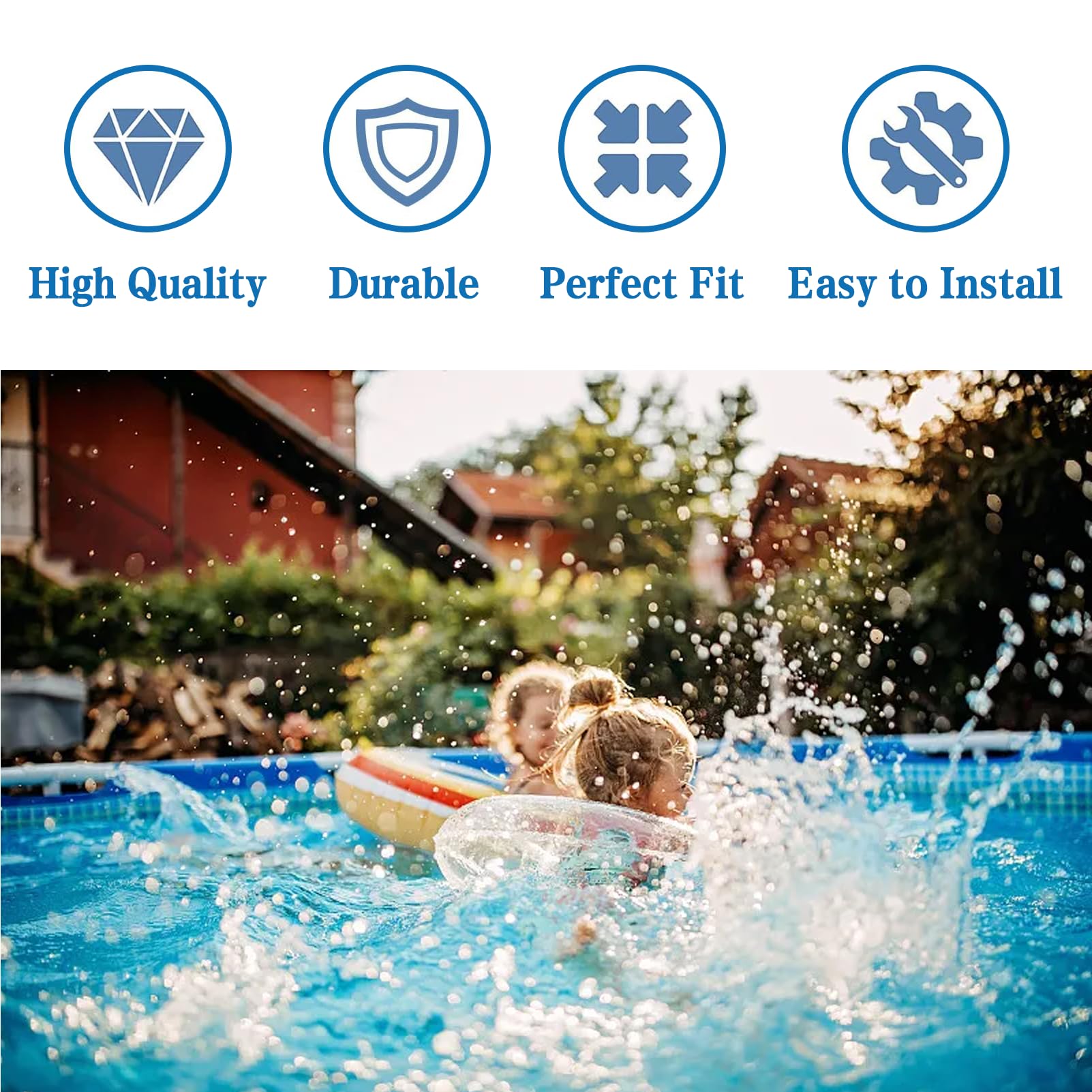 Juntas tóricas de repuesto para piscina 38mm goma 26323CA 26323EH 26331CA 26337EH