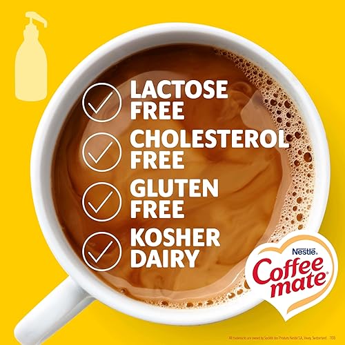 Vista 11 de Nestle Coffee Mate - Crema líquida para café con frasco dispensador