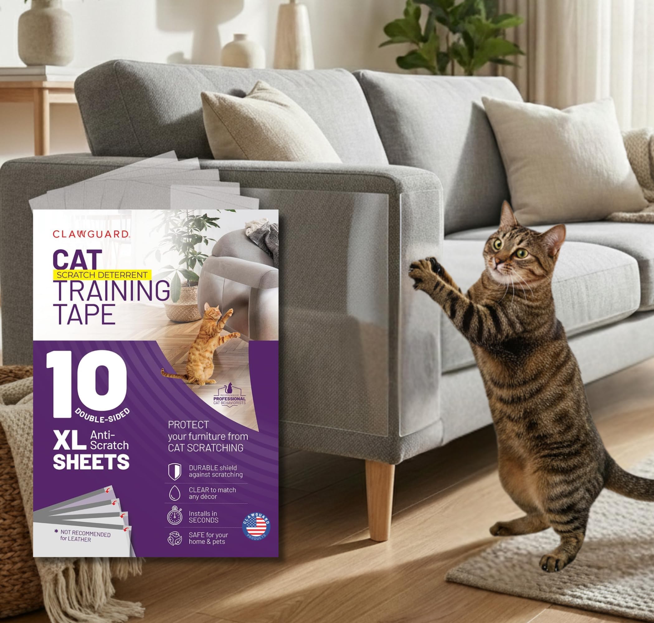 CLAWGUARD Cat Training Tape Sheets