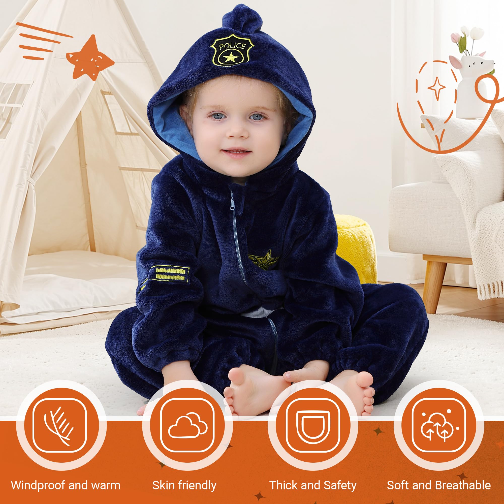 HAHASHOW Costume Carnevale Neonato Vestito Carnevale Neonata 0-5 Anni