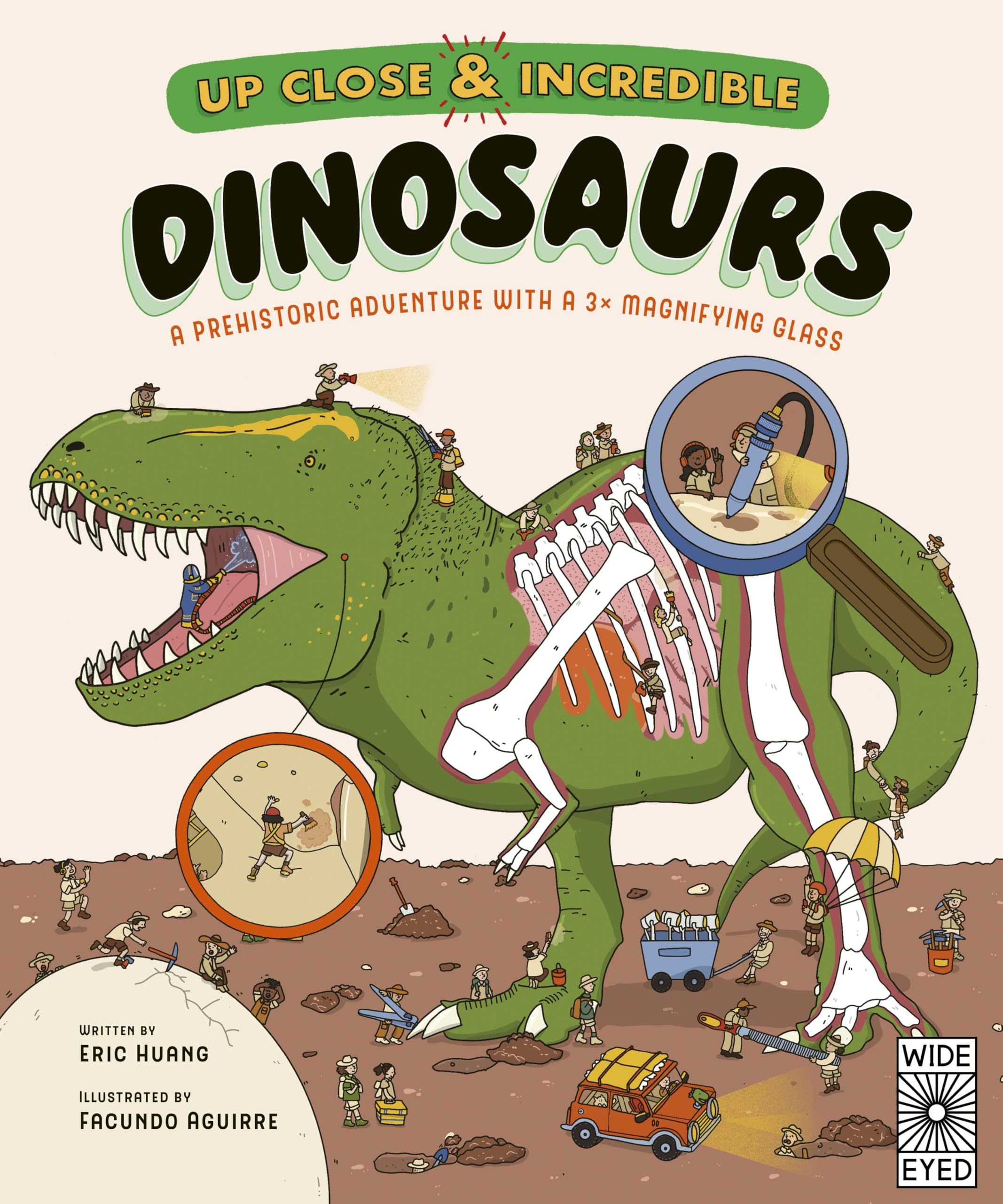 Up Close and Incredible: Dinosaurs: A prehistoric adventure with a 3× magnifying glass (2)