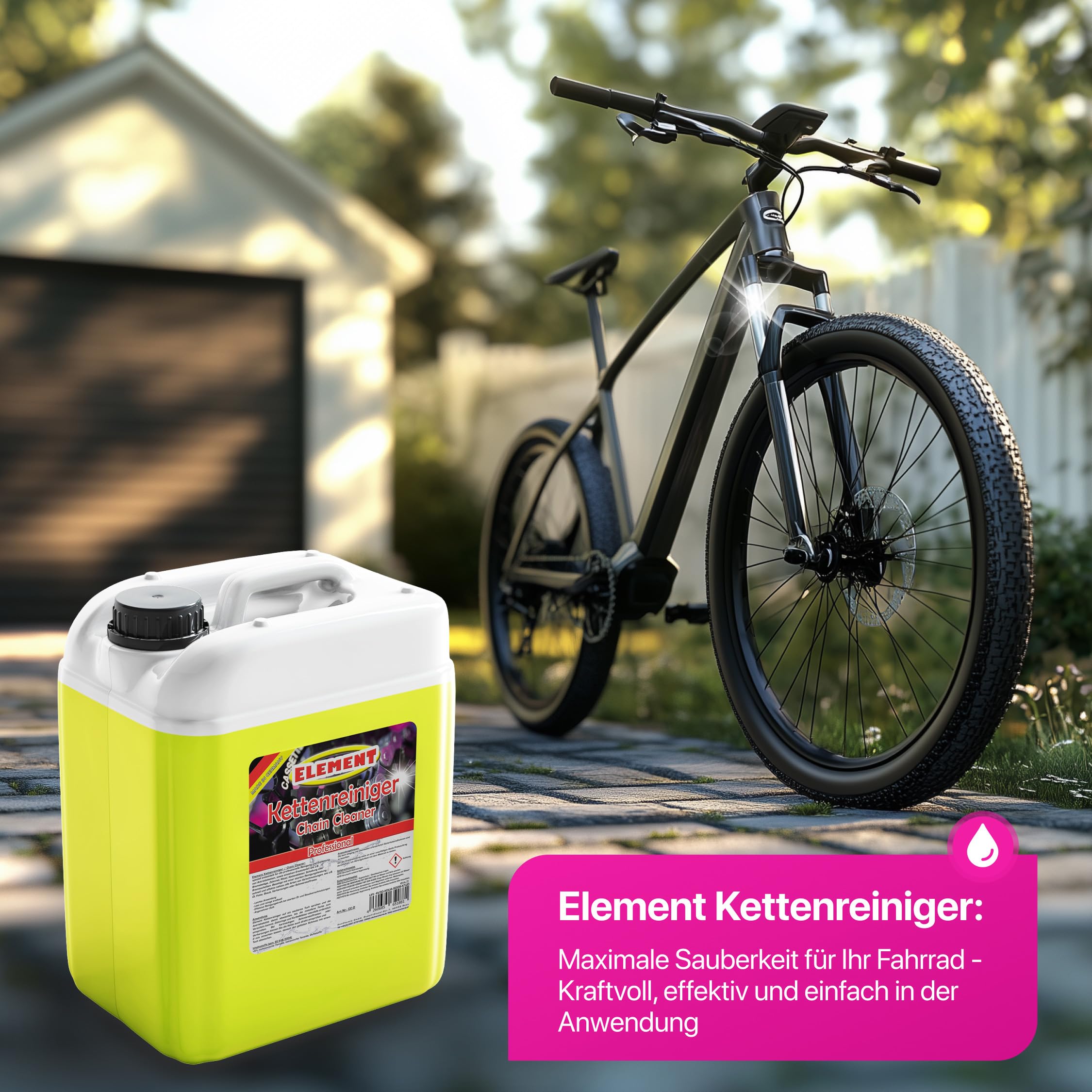 | Kettenreiniger für Ihr Fahrrad | 5 Liter Kanister | Antriebsentfetter | Fahrradkette | Ideale Kettenpflege | Chain Cleaner | Degreaser | Fahrradkettenreiniger | Antriebsreiniger |