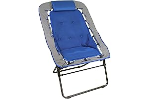Zenithen Foldable Bungee Chair for Adults up to 300lbs