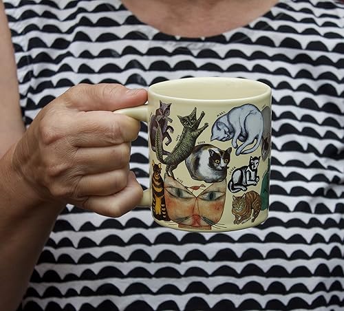 Miniatura 6 de The Unemployed Philosophers Guild Taza artística con gatos y gatitos de pinturas famosas a lo largo de la historia del arte, viene en una divertida