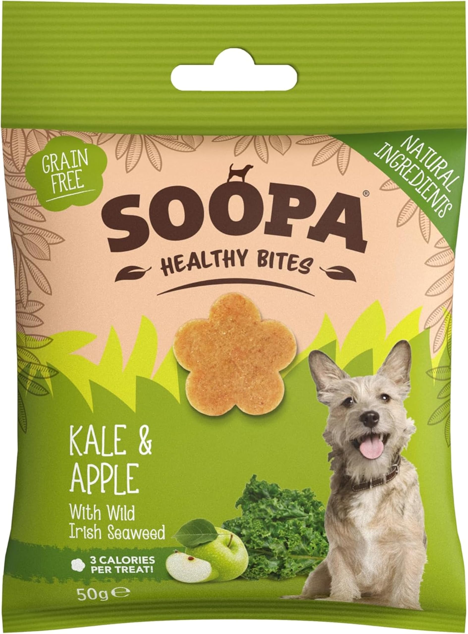 Soopa Kale And Apple Healthy Bites For Dogs - Grain 50G