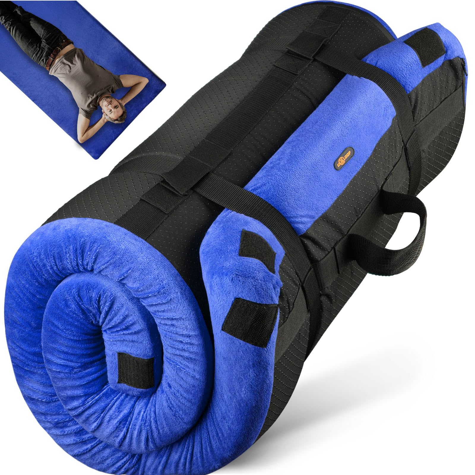 Inch Gaialoop Extra Thick Memory Foam Camping Mattress Roll