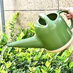 NOBONDO L'arrosage peut longue rainure 1 Gallon avec l'asperge Tête pour la maison Plante intérieure extérieur Fleur décoratif pot de jardin moderne (4L, Vert)
